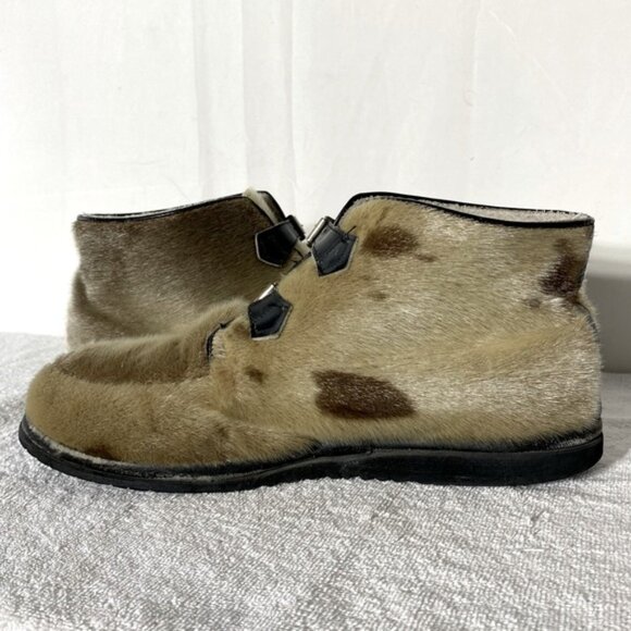 Vintage Blondo Two Buckle Seal Skin Chukka Boots 13 - Picture 7 of 14